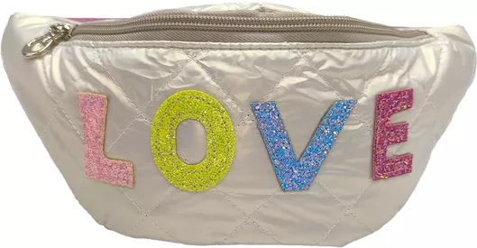 Gift-Me Παιδικό Τσαντάκι Μέσης Λευκό 26x13x7cm