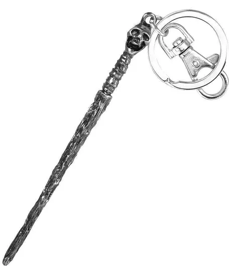 Harry Potter Metal Keychain Deathly Eater Wand