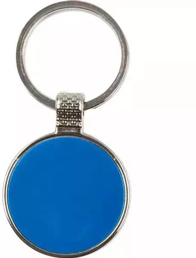 Μεταλλικό Μπρελόκ Στρόγγυλο Κωδ An-4030 Μπλε Blue