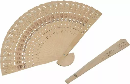 Faitakis Pack Νυφική Βεντάλια από Ξύλο