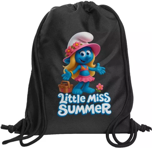 Koupakoupa The Smurfs Παιδική Τσάντα Πλάτης Μαύρο 48x40cm