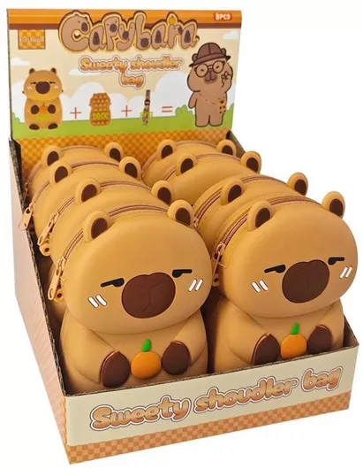 Διακάκης Παιδική Τσάντα Ώμου Καφέ 14x10x4.5cm