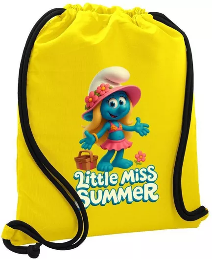 Koupakoupa The Smurfs Παιδική Τσάντα Πλάτης Κίτρινο 48x40cm