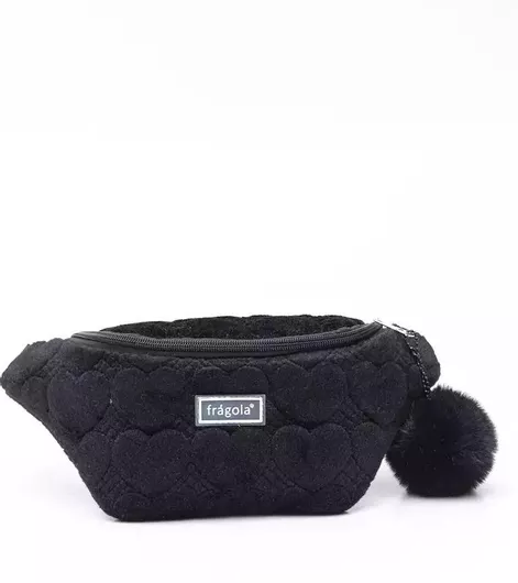 Fragola Παιδικό Τσαντάκι Μέσης Μαύρο 29x14x8cm