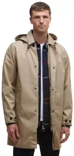 Μπουφάν Αδιάβροχο Washed Stone