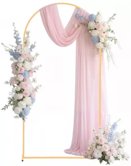 Βάση Αψίδας Vevor 2 X 1 Μ Σταθερή Δομή Εύκολη Συναρμολόγηση 1 Τεμάχιο Χρυσό Μεταλλική Βάση Αψίδας Γάμο Πάρτι Γενεθλίων Αποφοίτηση Διακόσμηση Εορτών Τελετών