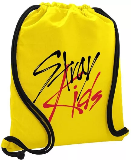 Koupakoupa Stray Kids Παιδική Τσάντα Πλάτης Κίτρινο 48x40cm