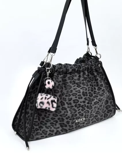 Μπρελόκ Bag Charm Ροζ Animal Print 81881