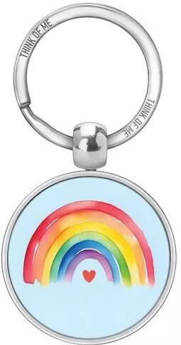 Thinkofme Μπρελόκ 3,6cm Ουράνιο Τόξο Καρδιά