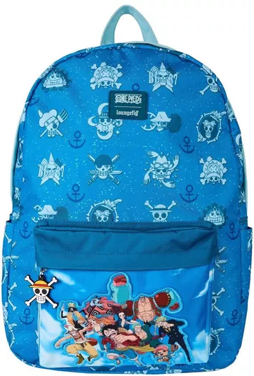 Loungefly Παιδική Τσάντα Πλάτης Μπλε one Piece Toei Nylon Full-Size