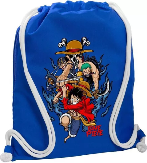 Koupakoupa One Piece Παιδική Τσάντα Πλάτης Μπλε 48x40cm