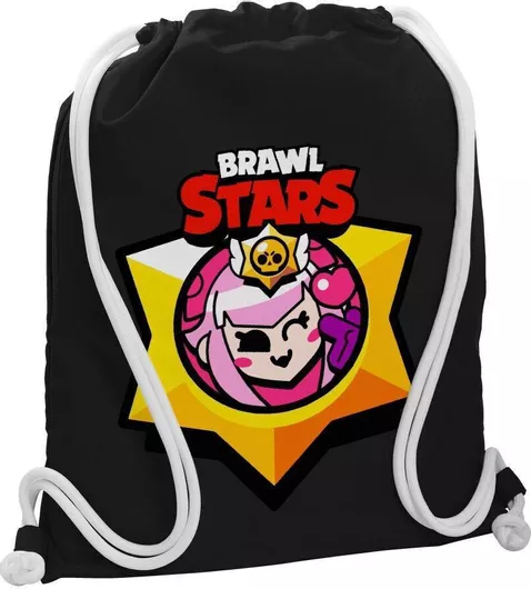 Koupakoupa Brawl Stars Melodie Παιδική Τσάντα Πλάτης Μαύρο 48x40cm
