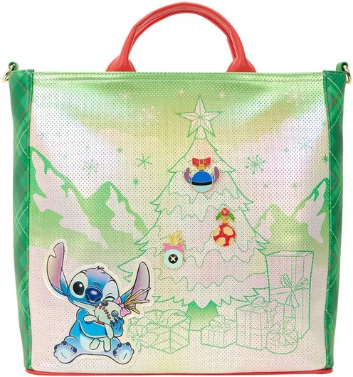 Loungefly Lilo & Stitch Holiday Παιδική Τσάντα Πράσινο