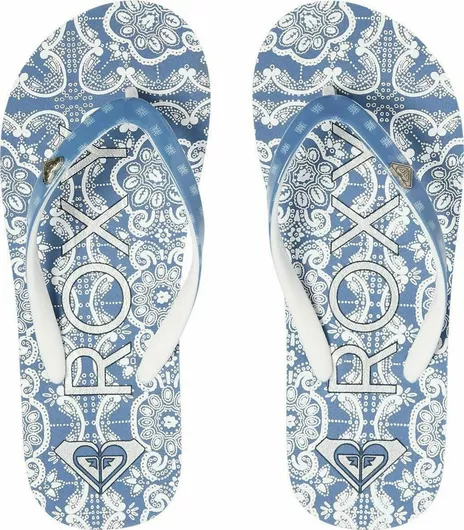 Roxy Παιδικές Σαγιονάρες Flip Flops Γαλάζιο RG Pebbles VI