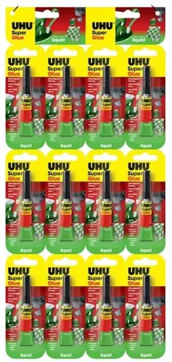 Uhu Superglue Κόλλα Gel Jumbo 2g B12 12τμχ