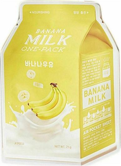 Μάσκα Προσώπου A'Pieu Banana Milk 21gr 1τμχ