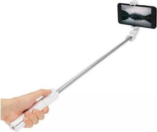 Selfie Stick Mini Combo με Bluetooth Λευκό
