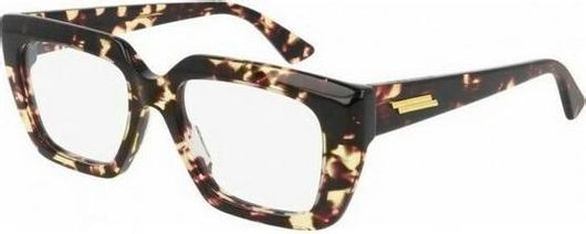 Γυναικείος Σκελετός Γυαλιών Οράσεως Bottega Veneta BV1032O,002 Κοκκάλινος Καφέ