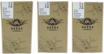 Καφές Espresso Seedz Packet 3τμχ 250gr σε Κόκκους