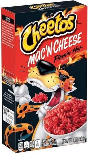 Γαριδάκια Cheetos Mac & Cheese Flaming Hot 160gr