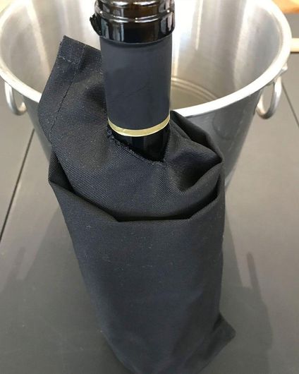 Πετσέτα Σαμπάνιας & Κρασιού Pennie Μαύρο 30x45cm