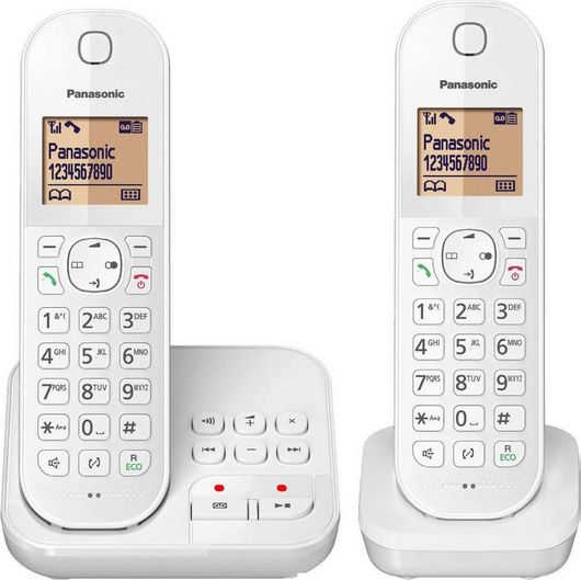 Panasonic KX-TGC422 Ασύρματο Τηλέφωνο Duo Λευκό