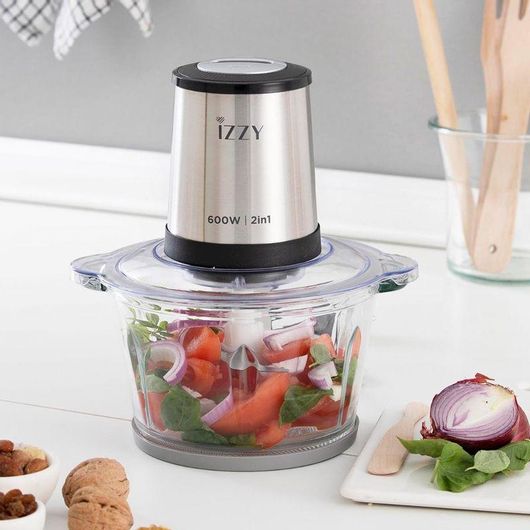 Πολυκόπτης Multi Izzy IZ-6904 600W με Δοχείο 1.8lt Inox