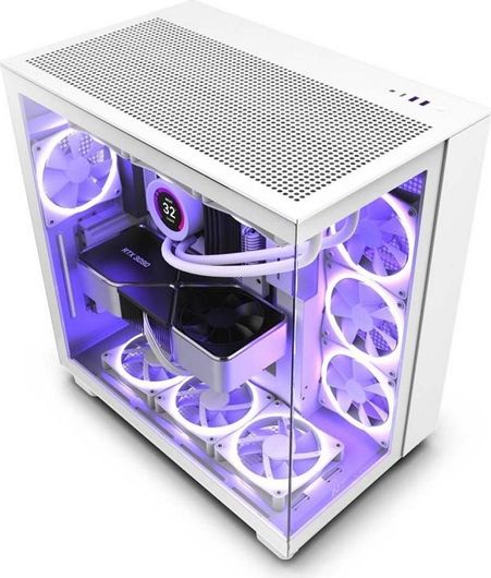 Κουτί Υπολογιστή NZXT H9 Flow Gaming Midi Tower Λευκό