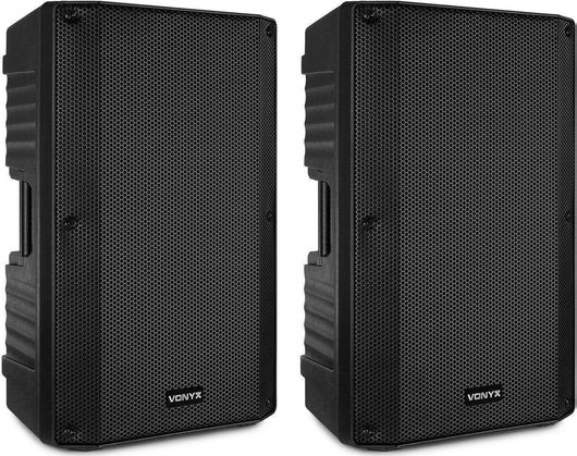 Ηχεία PA Vonyx VSA120S Ζεύγος Αυτοενισχυόμενων 400W με Woofer 12" 38x31.5x59.5cm