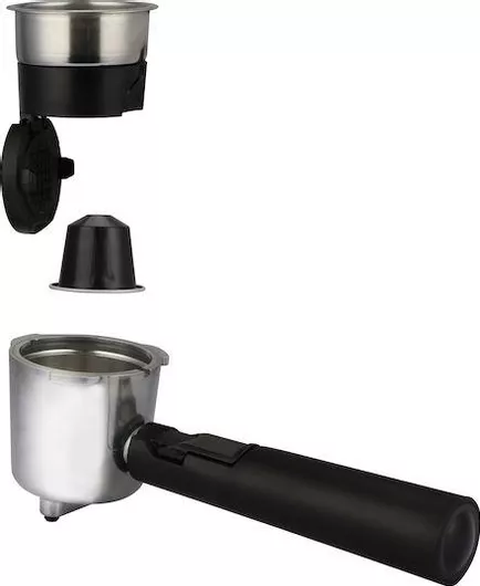 Singer Aroma Μηχανή Espresso 850W Πίεσης 20bar Μαύρη