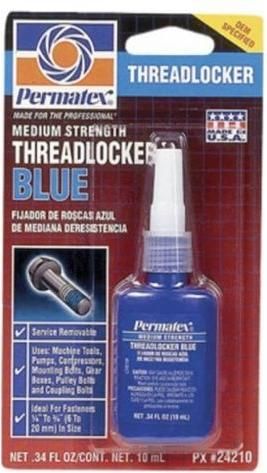 Κόλλα Σπειρωμάτων Permatex 24210 Μπλε 10ml