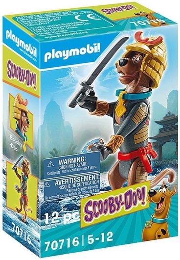 Playmobil Scooby-Doo Συλλεκτική Φιγούρα Scooby Σαμουράι για 5+ Eτών #70716