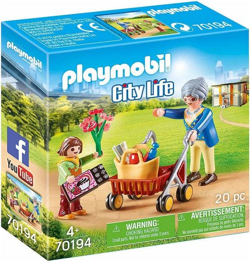 Playmobil City Life Grandmother with Child για 4+ Eτών #70194