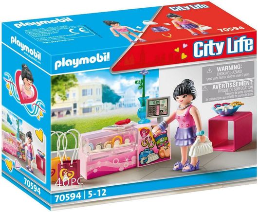 Playmobil City Life Κατάστημα Αξεσουάρ Μόδας για 5+ Eτών #70594