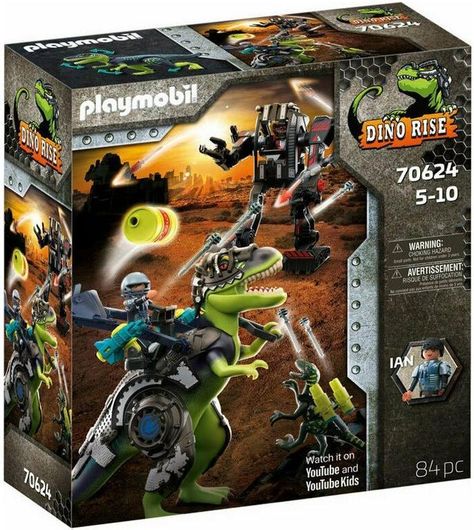 Playmobil Dino Rise T-Rex: Η Μάχη Των Γιγάντων για 5+ Eτών #70624