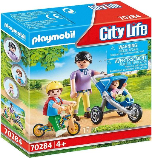 Playmobil City Life Mother with Children για 4+ Eτών #70284