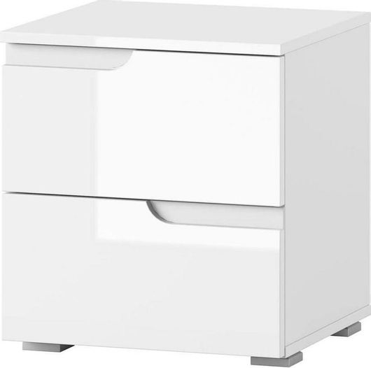 Κομοδίνο Polihome 16633209 Aurora Ξύλινο 42x40x46cm Λευκό