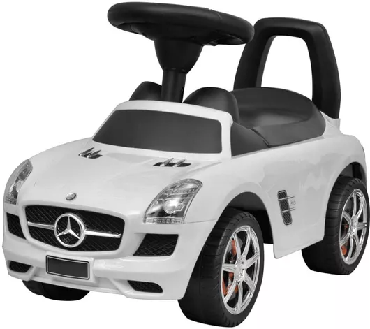 Περπατούρα vidaXL Mercedes Benz Foot Powered Ride On Αυτοκινητάκι για 12+ Μηνών Λευκό