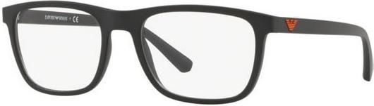 Ανδρικός Σκελετός Γυαλιών Οράσεως Emporio Armani 3140,5042 Κοκκάλινος Μαύρο Ματ