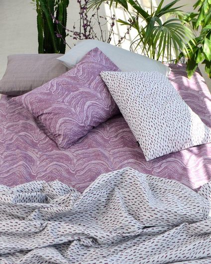 Σετ Μαξιλαροθήκες Pennie Physalis 50x70cm Μελιτζανί