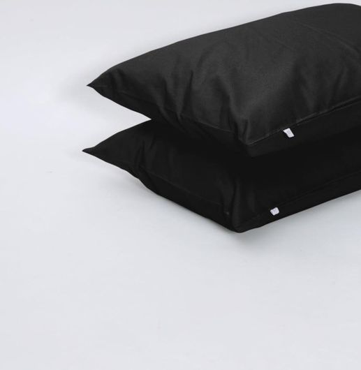 Σετ Μαξιλαροθήκες Pennie Daker 50x70cm Μαύρο