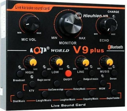 Karaoke Μίκτης Aqta World V9 Plus Μαύρο