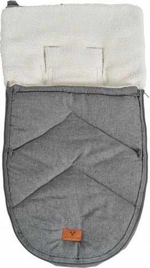 Ποδόσακος Καροτσιού Cangaroo Universal με Fleece Επένδυση 50x40cm Γκρι