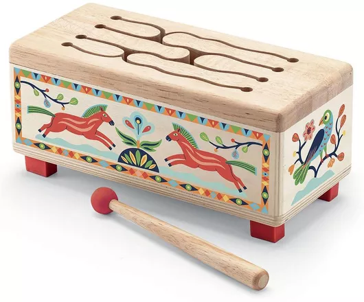 Τύμπανο Djeco Ξύλινο για 3+ Ετών