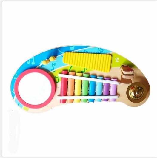 Ξύλινο Κρουστό Hape Mighty Mini Band για 2+ Ετών