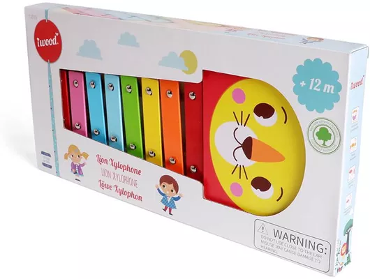 Ξυλόφωνο iwood Ξύλινο Lion για 3+ Ετών