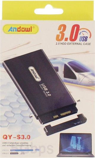 Θήκη για Σκληρό Δίσκο Andowl 2.5" SATA III με Σύνδεση USB 3.0