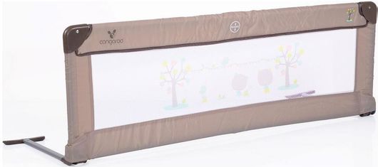 Προστατευτικό Κάγκελο Κρεβατιών Cangaroo Πτυςόμενο από Ύφασμα 130x43.5cm Μπεζ