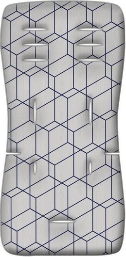 Στρώμα Καροτσιού Greco Strom VRE.SKA.MEM.AGR Memory Foam Honeycomb Grey