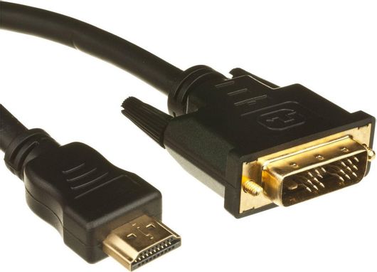Καλώδιο DVI-D male σε HDMI male 1.8m Μαύρο